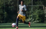Luis Phelipe Souza à l'entraînement au centre de formation du Red Bull Brasil à Jarinu, le 23 février 2018 
