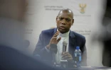 Le ministre de la Santé Sud Africain Zweli Mkhize, à Polokwane au nord-est de Pretoria, le 12 mars 2020.