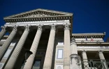 Vue du palais de justice de Nîmes où doit se tenir le procès en appel des viols de Mazan, le 19 septembre 2025