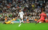 Cristiano Ronaldo, buteur contre l' APOEL Nicosie en Ligue des champions, le 13 septembre 2017 à Bernabeu, va rejouer avec le Real en Liga