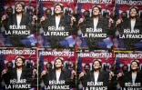 Les affiches de campagne de la candidate PS et maire de Paris Anne Hidalgo, le 20 janvier 2022 à Toulouse