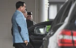 Le chef de la junte au pouvoir, le général Prayut Chan-O-Cha quitte le siège du gouvernement le 8 février 2019 à Bangkok
