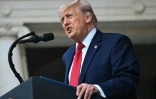 Le président américain Donald Trump à Arlingonton, le 25 mai 2026 en Virginie