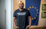 Magid Magid, candidat pour les Verts britanniques au Parlement européen, le 8 mai 2019