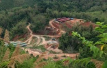 Vue de la mine d'extraction de plomb à Pekon, dans l'Etat Shan, le 2 mai 2025 en Birmanie