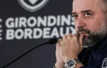 Le président des Girondins de Bordeaux Gerard Lopez, lors d'un point presse au centre d'entraînement du club au Haillan, le 7 juillet 2022 