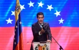 L'opposant vénézuélien Juan Guaido lors d'un meeting à Caracas, le 14 février 2019