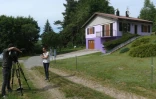 Vue sur la maison de Marcel et Jacqueline Jacob à Aumontzey, le 14 juin 2017