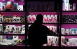 Dans un sex-shop de Pékin, le 14 octobre 2020