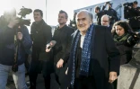 L'ancien président de la Fifa Sepp Blatter, à son arrivée à la Cour d'appel de Muttenz près de Bâle (Suisse), le 3 mars 2025