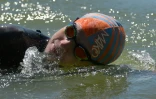 Alexandre Allain lors d'un entrînement à Brulon dans le Sarthe, le 12 juillet 2022