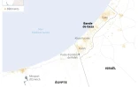 Le poste-frontière de Rafah entre la bande de Gaza et l'Egypte