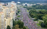 
Manifestation contre le président Loukachenko, le 6 septembre 2020 à Minsk
