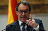 Le président catalan sortant Artur Mas le 9 janvier 2016 à Barcelone