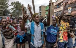 Des partisans de l'opposition manifestent à Nairobi, le 19 juillet 2023 au Kenya