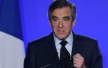 François Fillon à son QG de campagne le 1er mars 2017 à Paris