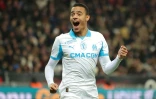 L'attaquant anglais Mason Greenwood, auteur d'un doublé pour l'Olympique de Marseille contre Nice, le 21 novembre 2025 à l'Allianz Riviera 