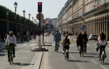 Cyclistes parisiens le 16 mai 2020