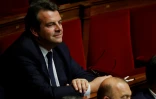 Thierry Solère, député Constructif, le 17 octobre 2017 à l'Assemblée nationale, à Paris