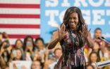 La Première dame des Etats-Unis Michelle Obama appelle les électeurs à se mobiliser en faveur de Hillary Clinton, le 16 septembre 2016 à Fairfax, en Virginie