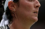 La Tunisienne Ons Jabeur, N.5 mondiale, au 2e tour de l'US Open contre la Colombienne Camila Osorio le 31 août 2023 à New York