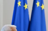 Le président du Conseil européen Antonio Costa s’exprime lors d’un entretien avec l’AFP à Bruxelles le 18 mars 2025