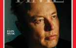 Elon Musk sur la couverture du Time magazine qui l'a désigné comme personnalité de l'année