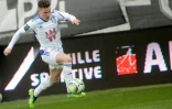 L'attaquant strasbourgeois Kevin Gameiro a offert la victoire à son équipe contre Angers au stade Raymond-Kopa, le 13 février 2022