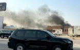 Une capture d'écran d'une vidéo de l'AFPTV montre la fumée qui s'élève, après des explosions à Doha, la capitale du Qatar, le 9 septembre 2025 