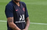 Neymar à l'entraînement du PSG le 10 août 2019 à Saint-Germain-en-Laye   