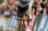 L'Australien Rohan Dennis, champion du monde du contre-la-montre, le 25 septembre 2019 Ă Harrogate (Angleterre)