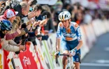 Le Français Romain Bardet a terminé deuxième derrière le Slovène Tadej Pogacar de la classique Liège-Bastogne-Liège le 21 avril 2024