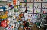 Une pharmacie à Colombo, le 21 avril 2022 au Sri Lanka
