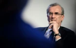 Le gouverneur de la Banque de France Francois Villeroy de Galhau Ă Davos, le 23 mai 2022