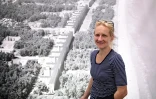 Katja Lucke, historienne d'un musée consacré au complexe de vacances populaire construit par le régime nazi à Prora, dans le nord-est de l'Allemagne