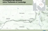 La frontière des tensions entre Thaïlande et Cambodge