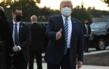 Le président Donald Trump sort de l'hôpital après avoir contracté le Covid-19, le 05 octobre 2020, dans le Maryland