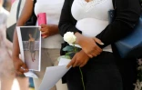 Rassemblement le 8 juillet 2019 à Saint-Denis en hommage à Leila, une femme enceinte tuée par son compagnon quelques jours auparavant