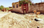 Entrée d'un abri souterrain creusé par des habitants à El-Facher, au Darfour-Nord, le 13 mars 2025