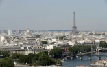 Vue sur la Tour Eiffel, le 7 juillet 2017