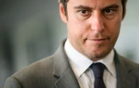 Gabriel Attal en déplacement à Sainte-Luce-sur-Loire, en Loire-Atlantique, le 14 juin 2024