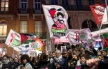 Des manifestants demandent la libération de Georges Abdallah à Toulouse, le 19 février 2025
