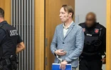 Christian Brückner arrive à une audience de son procès au tribunal de Braunschweig, dans le nord de l'Allemagne, le 5 septembre 2024