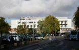 La maternité de l'hôpital Robert Ballanger, le 22 octobre 2024 à Aulnay-sous-Bois, en Seine-Saint-Denis,  où Santiago, un nourrisson de 17 jours, a été enlevé par ses parents