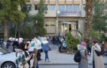 Des étudiantes sur le campus de l'université de Damas, le 15 décembre 2024 en Syrie