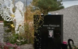 La tombe d'Alexia Daval, le 16 novembre au cimetière de Gray