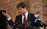 Conférence de presse de Milos Yiannopoulos , le 21 février 2017 à New York