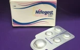 Image obtenue le 7 mai 2020 auprès de la plateforme Plan C d'une boîte contenant des comprimés de mifépristone et de misoprostol, utilisés dans le cadre d'un avortement médicamenteux