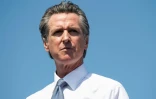 Le gouverneur de Californie Gavin Newsom lors d'un meeting de campagne, le 8 septembre 2021