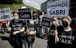 Marche blanche en mémoire de Sabri in Argenteuil dans le Val-d'Oise, le 21 mai 2020